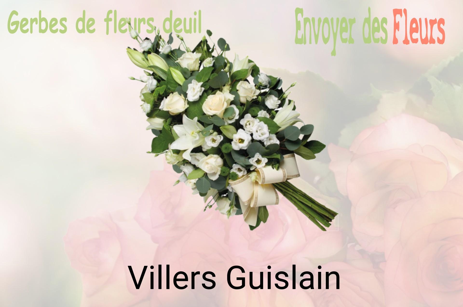Gerbe de fleurs de deuil livrée à Villers-Guislain
